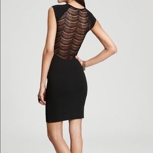 French Connection Lace Open Back Dress